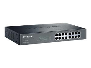 TP-Link Commutateur Gigabit 16 ports TL-SG1016D - Commutateur - non géré - 16 x 10/100/1000 - de bureau - TL-SG1016D - Concentrateurs et commutateurs gigabit
