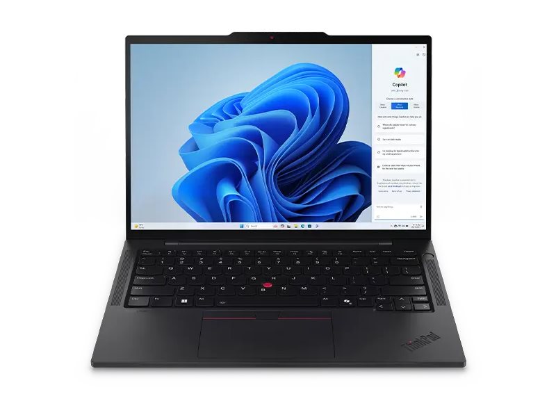 Lenovo ThinkPad T14s Gen 5 21LS - Conception de charnière à 180 degrés - Intel Core Ultra 7 - 155U / jusqu'à 4.8 GHz - Evo - Win 11 Pro - Intel Graphics - 16 Go RAM - 512 Go SSD TCG Opal Encryption 2, NVMe - 14" IPS 1920 x 1200 - Wi-Fi 6E, Bluetooth - noir - clavier : Français - avec 1 an de support Premier Lenovo - 21LS0028FR - Ordinateurs portables