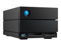 LaCie 2big Dock STLG36000400 - Baie de disques - 36 To - 2 Baies (SATA-600) - HDD 18 To x 2 - Thunderbolt 3, USB 3.2 Gen 2 (externe) - avec Plan de service de récupération des données d'une durée de 5 ans - STLG36000400 - Baies de disque USB