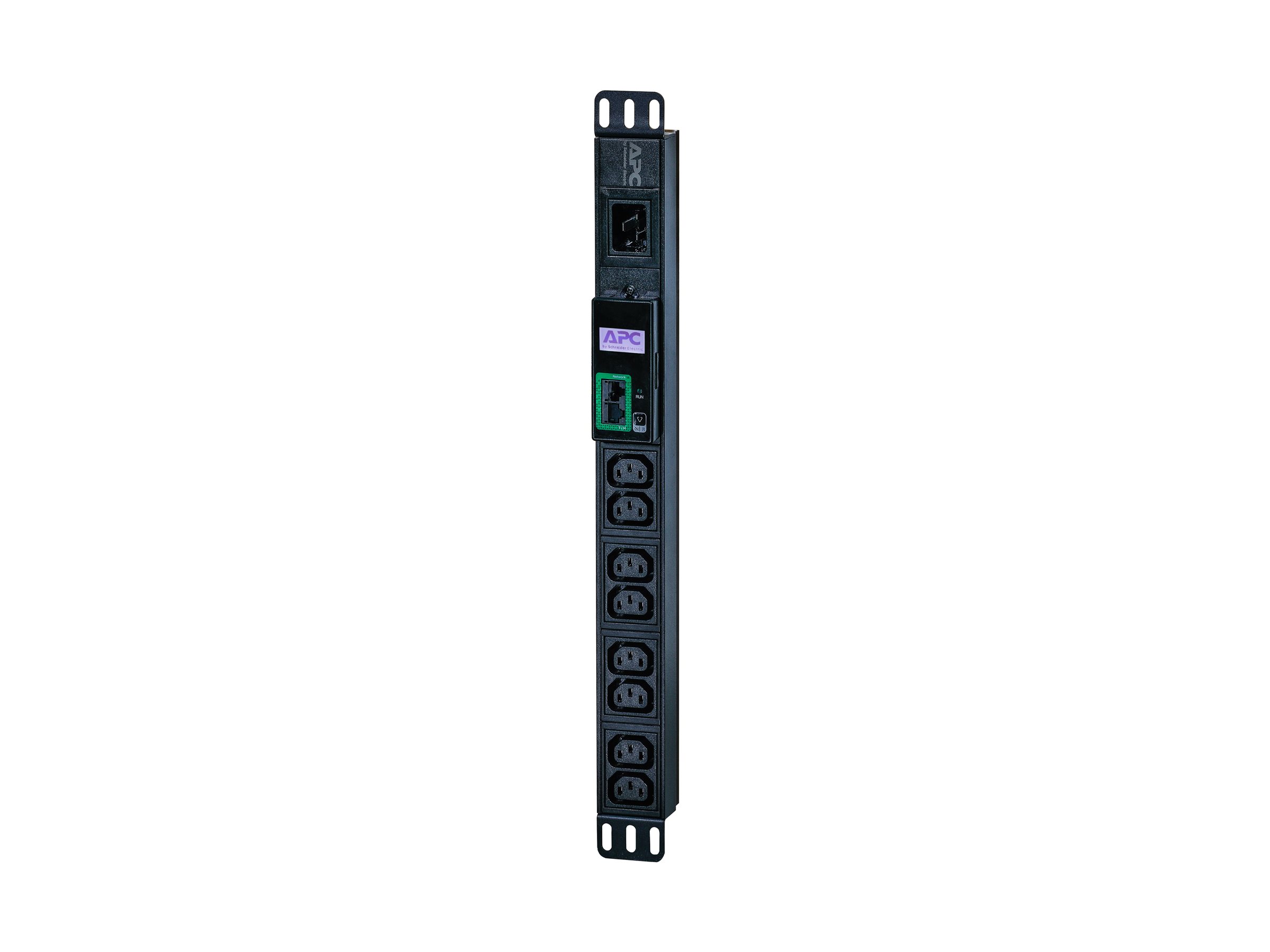 APC Easy Metered Rack PDU EPDU1016M - Unité de distribution secteur (rack-montable) - CA 200/208/230 V - 3680 VA - Ethernet - entrée : IEC 60320 C20 - connecteurs de sortie : 8 (power IEC 60320 C13) - 1U - 2.5 m cordon - noir - pour P/N: AR106V, SCL400RMJ1U, SCL500RMI1UC, SCL500RMI1UNC, SMTL1000RMI2UC, SMTL750RMI2UC - EPDU1016M - Parasurtenseurs et PDU