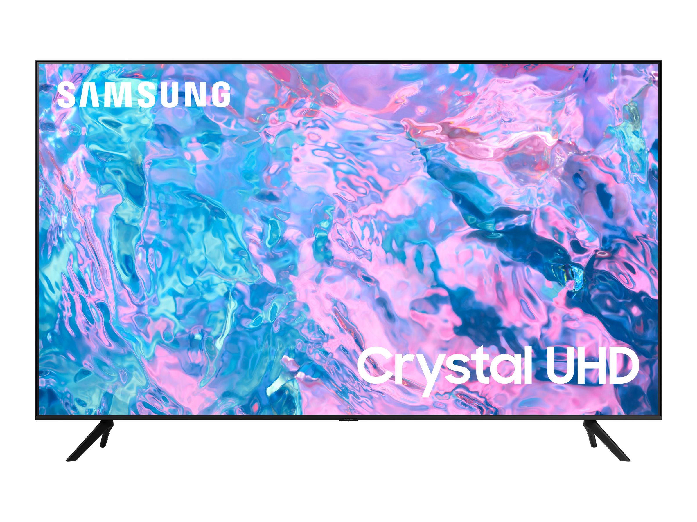 Samsung HG55CU700EA - Classe de diagonale 55" HCU7000 Series TV LCD rétro-éclairée par LED - Crystal UHD - hôtel / hospitalité - Tizen OS - 4K UHD (2160p) 3840 x 2160 - HDR - noir - HG55CU700EAXEN - Télévisions et écrans pour le secteur de l'hôtellerie