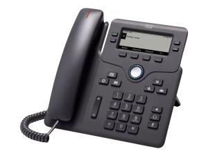 Cisco IP Phone 6841 - Téléphone VoIP - SIP, SRTP - 4 lignes - Charbon - CP-6841-3PW-CE-K9= - Téléphones VoIP