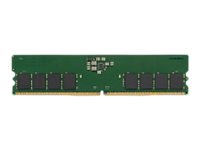 Kingston - DDR5 - module - 16 Go - DIMM 288 broches - 4800 MHz / PC5-38400 - CL40 - 1.1 V - mémoire sans tampon - non ECC - pour Dell OptiPlex 7000; Lenovo ThinkCentre M80s Gen 3; M80t Gen 3; M90s Gen 3; M90t Gen 3 - KCP548US8-16 - DDR5