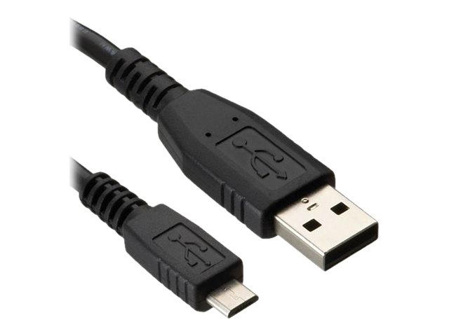 DLH - Câble USB - Micro-USB de type B (M) pour USB (M) - 1 m - noir - DY-TU1702B - Câbles USB