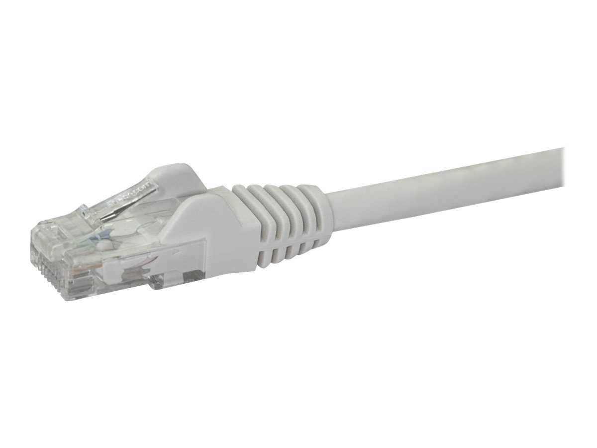 StarTech.com Câble Ethernet 10 m - RJ45 Cat6 - Câble réseau sans accroc - UTP - Cordon patch - Catégorie 6 - Blanc - Cordon de raccordement - RJ-45 (M) pour RJ-45 (M) - 10 m - CAT 6 - moulé, sans crochet - blanc - N6PATC10MWH - Câbles à paire torsadée