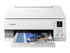 Canon PIXMA TS6351a - Imprimante multifonctions - couleur - jet d'encre - 216 x 297 mm (original) - A4/Legal (support) - jusqu'à 15 ipm (impression) - 200 feuilles - USB 2.0, Wi-Fi(n) - blanc - 3774C086 - Imprimantes multifonctions