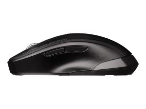 CHERRY MW 2310 2.0 - Souris - droitiers et gauchers - optique - 6 boutons - sans fil - RF, 2.4 GHz - récepteur sans fil USB - noir - JW-T0320 - Souris