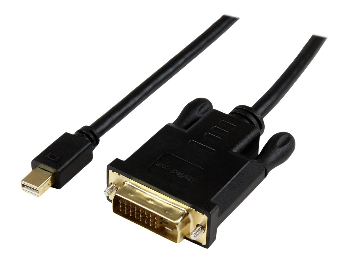StarTech.com Câble Adaptateur Mini DisplayPort vers DVI-D Actif 1,8 m - Convertisseur Mini DP vers DVI - M/M - 1920 x 1200 - Câble DisplayPort - Mini DisplayPort (M) pour DVI-D (M) - 1.8 m - actif - noir - MDP2DVIMM6BS - Câbles pour périphérique