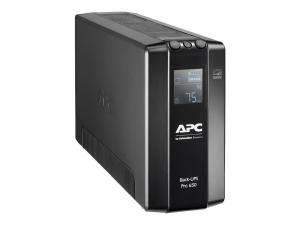 APC Back-UPS Pro BR650MI - Onduleur - CA 230 V - 390 Watt - 650 VA - USB - connecteurs de sortie : 6 - noir - BR650MI - UPS autonomes