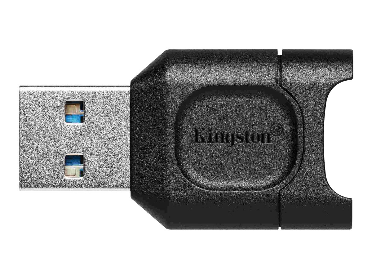 Kingston MobileLite Plus - Lecteur de carte (microSD, microSDHC, microSDXC, microSDHC UHS-I, microSDXC UHS-I, microSDHC UHS-II, microSDXC UHS-II) - USB 3.2 Gen 1 - MLPM - Lecteurs de cartes