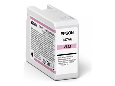 Epson T47A6 - 50 ml - Magenta vif clair - original - cartouche d'encre - pour SureColor SC-P900 - C13T47A60N - Cartouches d'encre Epson