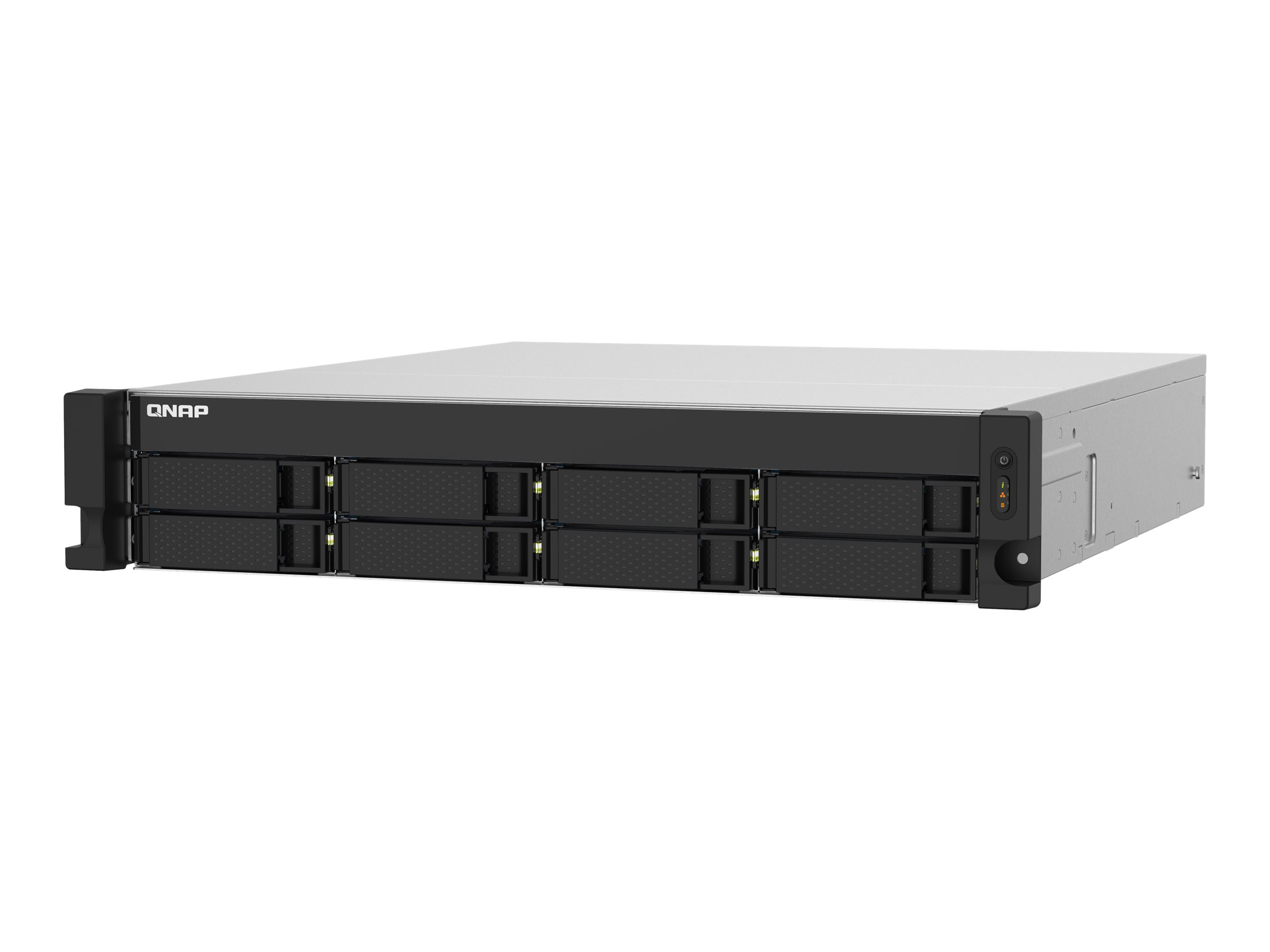 QNAP TS-832PXU - Serveur NAS - 8 Baies - rack-montable - SATA 6Gb/s - RAID RAID 0, 1, 5, 6, 10, 50, JBOD, 60 - RAM 4 Go - Gigabit Ethernet / 2.5 Gigabit Ethernet / 10 Gigabit Ethernet - iSCSI support - 2U - TS-832PXU-RP-4G - NAS