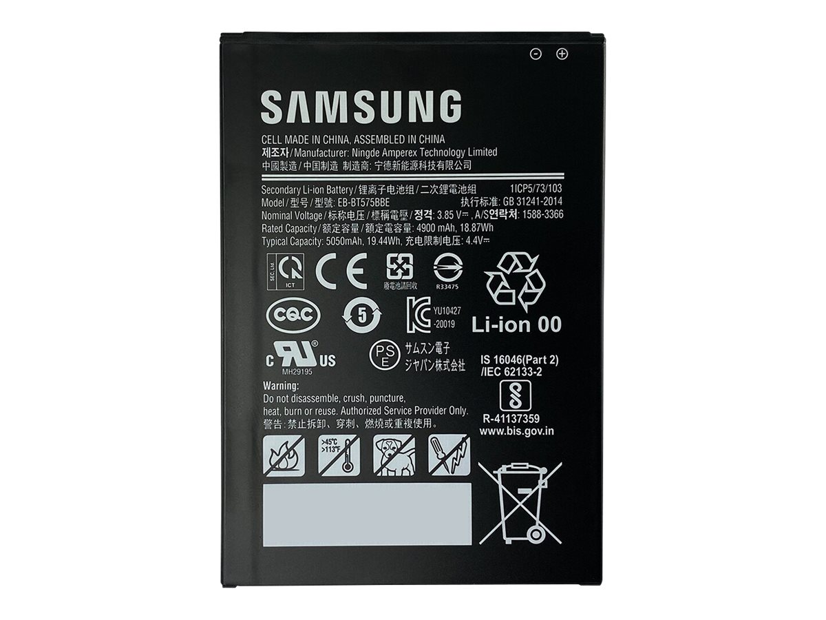 Samsung EB-BT575BBE - Batterie - Li-Ion - 5050 mAh - 19.44 Wh - pour Galaxy Tab Active3 - GP-PBT575ASABW - Batteries spécifiques