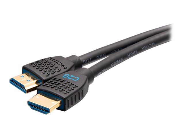 C2G 12ft 8K HDMI Cable with Ethernet - Performance Series Ultra High Speed - Ultra High Speed - câble HDMI avec Ethernet - HDMI mâle pour HDMI mâle - 3.6 m - noir - support 10K, support 8K60Hz (7680 x 4320), support 4K120Hz (4096 x 2160) - C2G10456 - Accessoires pour systèmes audio domestiques