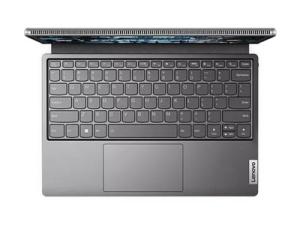 Lenovo IdeaPad Duet 5 12IRU8 83B3 - Tablette - avec clavier détachable - Intel Core i5 - 1335U / jusqu'à 4.6 GHz - Win 11 Pro - Carte graphique Intel Iris Xe - 8 Go RAM - 256 Go SSD NVMe - 12.4" LTPS écran tactile 2560 x 1600 (2,5 K) - Wi-Fi 6E, Bluetooth - gris orage - clavier : Français - 83B3006UFR - Tablettes et appareils portables