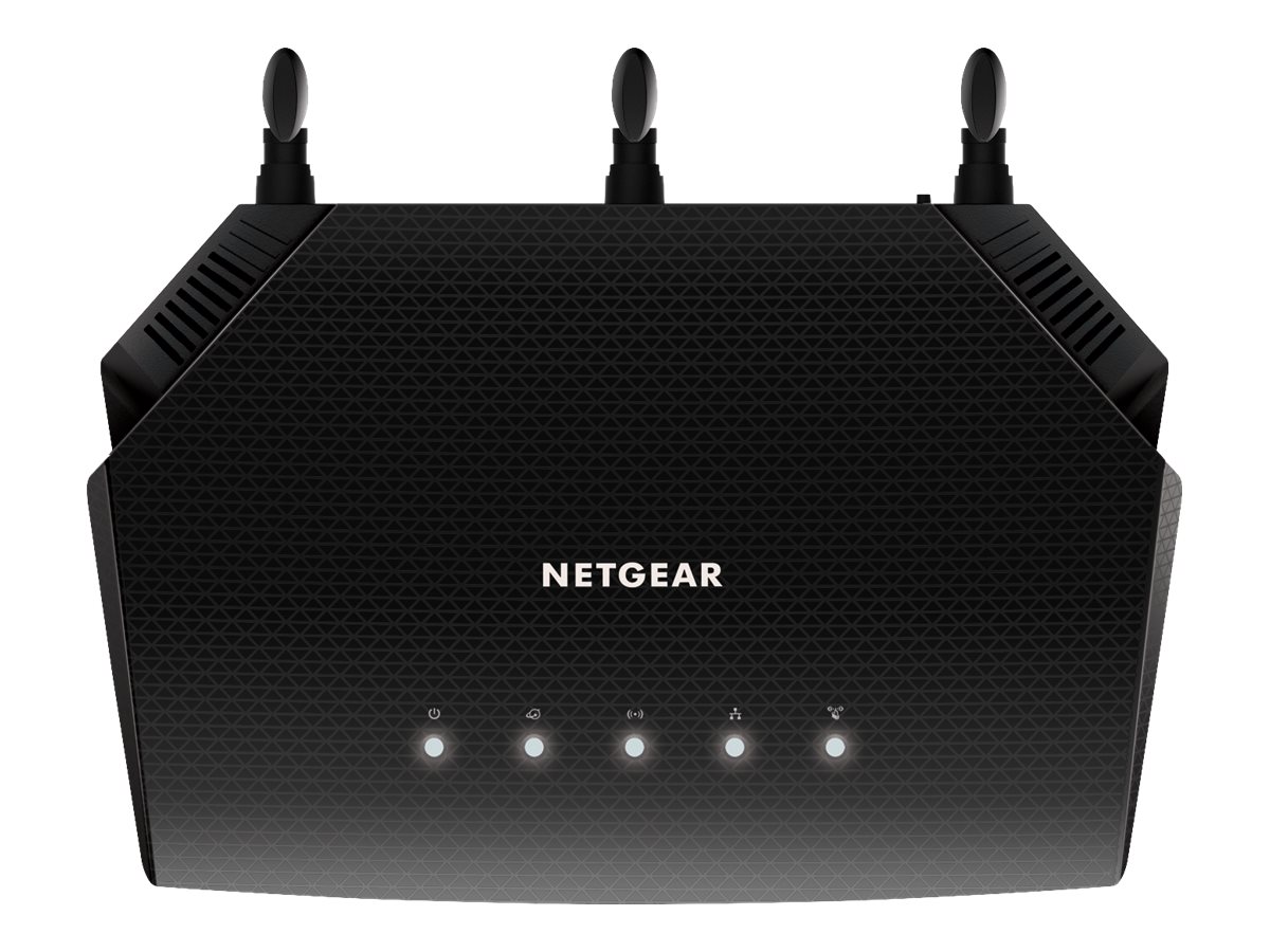 NETGEAR RAX10 - Routeur sans fil commutateur 4 ports - 1GbE - Wi-Fi 6 - Bi-bande - RAX10-100EUS - Routeurs sans fil