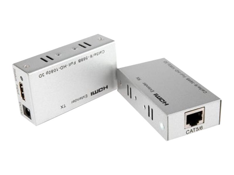 Uniformatic 73190 - Transmetteur et récepteur - prolongateur audio/vidéo - HDMI - jusqu'à 50 m - 73190 - Prolongateurs de signal