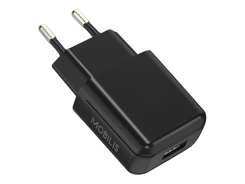 Mobilis - Adaptateur secteur - 2 A (USB) - noir - 001283 - Adaptateurs électriques et chargeurs