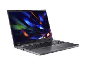 Acer TravelMate P2 16 TMP216-51-TCO - Conception de charnière à 180 degrés - Intel Core i5 - 1335U / jusqu'à 4.6 GHz - Win 11 Pro - Carte graphique Intel Iris Xe - 8 Go RAM - 512 Go SSD - 16" IPS 1920 x 1200 - Gigabit Ethernet - Wi-Fi 6E - gris acier - clavier : Français - NX.B1BEF.004 - Ordinateurs portables