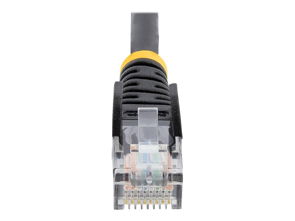 StarTech.com Câble réseau Cat5e UTP sans crochet - 7 m Noir - Cordon Ethernet RJ45 anti-accroc - Câble patch - Cordon de raccordement - RJ-45 (M) pour RJ-45 (M) - 7 m - UTP - CAT 5e - sans crochet - noir - 45PAT7MBK - Câbles à paire torsadée