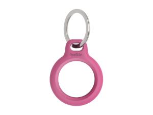 Belkin - Support sécurisé pour étiquette Bluetooth anti-perte - rose - pour Apple AirTag - F8W973BTPNK - accessoires divers