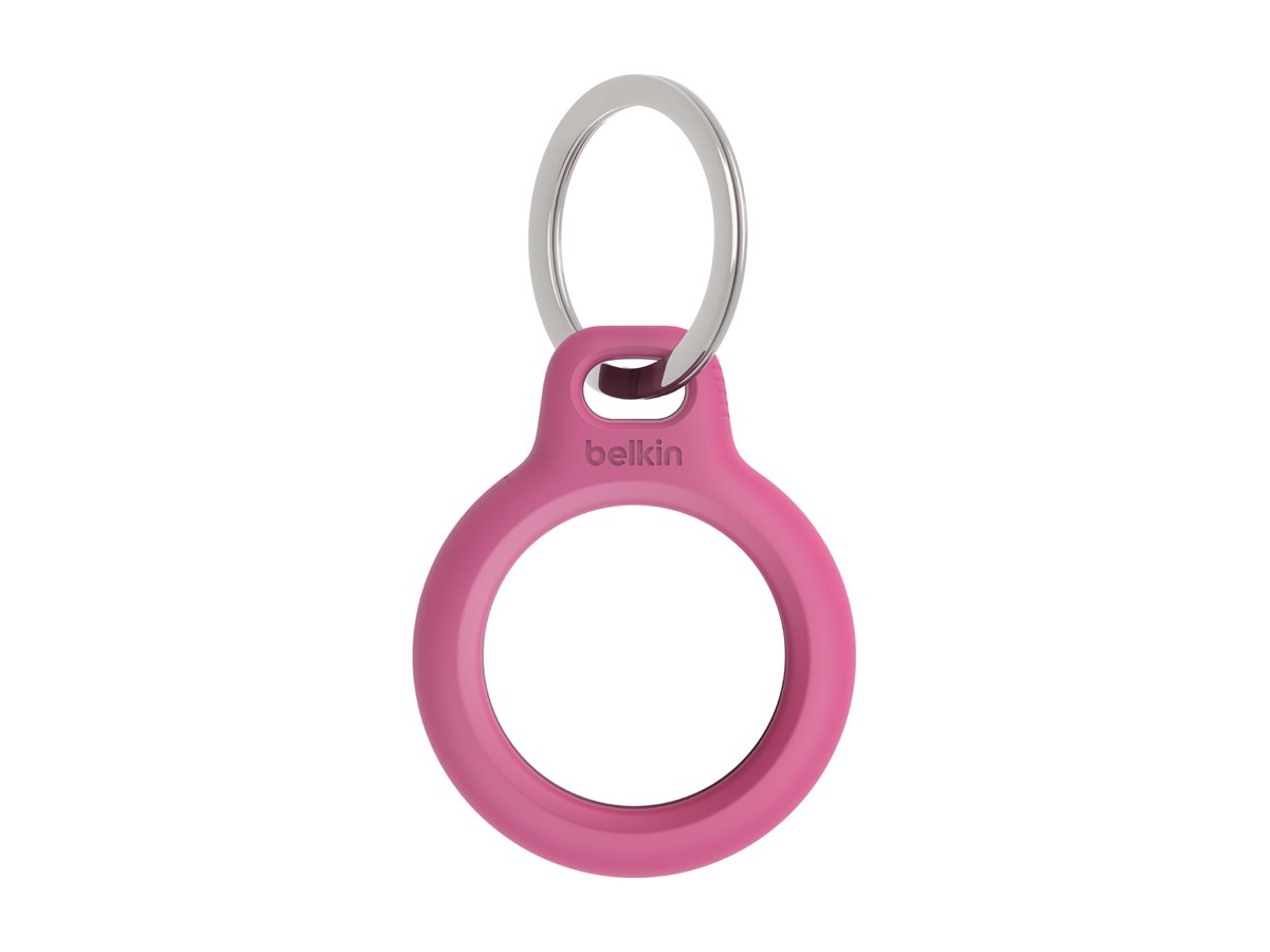 Belkin - Support sécurisé pour étiquette Bluetooth anti-perte - rose - pour Apple AirTag - F8W973BTPNK - accessoires divers