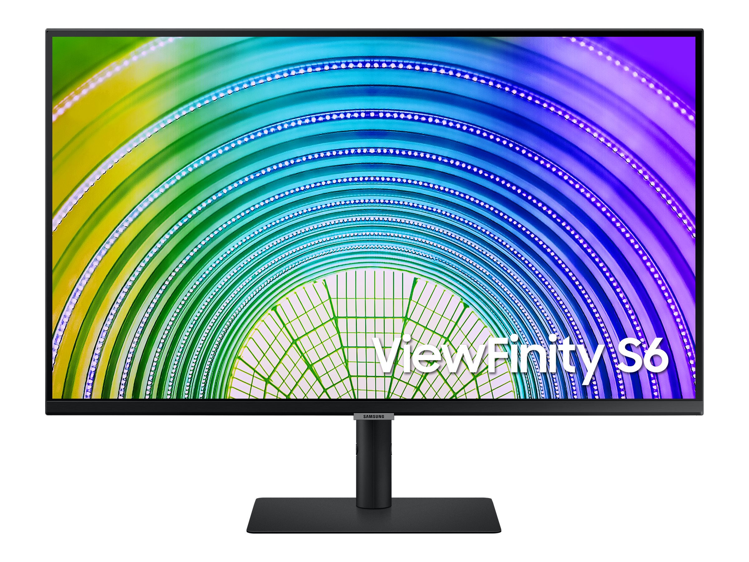 Samsung ViewFinity S6 S32A600UUP - S60UA Series - écran LED - 32" - 2560 x 1440 QHD @ 75 Hz - VA - 300 cd/m² - 3000:1 - HDR10 - 5 ms - HDMI, DisplayPort, USB-C - noir - LS32A60PUUPXEN - Écrans d'ordinateur