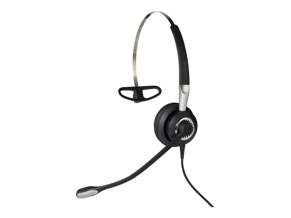 Jabra BIZ 2400 II USB Mono CC MS - Micro-casque - sur-oreille - convertible - filaire - USB - Certifié pour Skype for Business - 2496-823-309 - Écouteurs