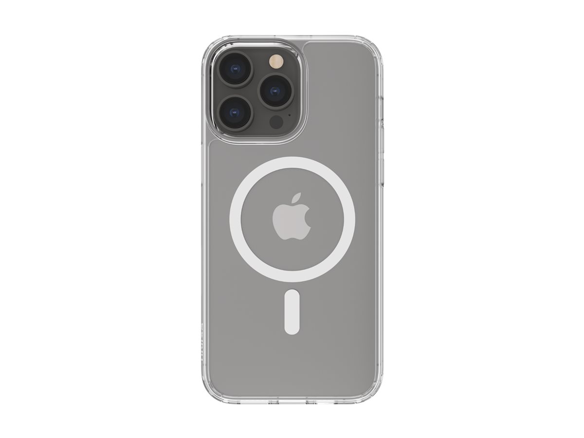 Belkin SheerForce - Coque de protection pour téléphone portable - compatibilité avec MagSafe - clair - mince, léger - pour Apple iPhone 14 Pro Max - MSA011BTCL - Coques et étuis pour téléphone portable