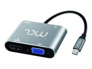 MCL - Station d'accueil - USB-C 3.2 Gen 2 - VGA, HDMI - MD1B99AU3CHVUDP - Stations d'accueil pour ordinateur portable