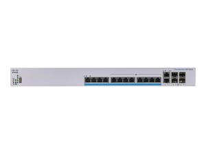 Cisco Business 350 Series CBS350-12NP-4X - Commutateur - C3 - Géré - 12 x 100/1000/2.5G/5GBase-T (PoE+) + 2 x combo 10 Gigabit SFP+/RJ-45 + 2 x 10 Gigabit SFP+ - Montable sur rack - PoE+ (375 W) - CBS350-12NP-4X-EU - Commutateurs gérés