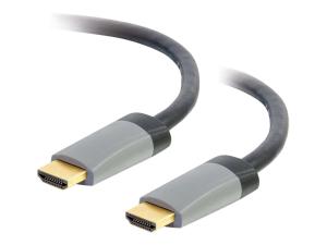 C2G 10m (32.8ft) HDMI Cable with Ethernet - High Speed In-Wall Rated - M/M - Câble HDMI avec Ethernet - HDMI mâle pour HDMI mâle - 10 m - blindé - noir - 42526 - Accessoires pour systèmes audio domestiques
