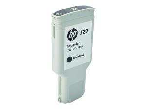 HP 727 - 300 ml - haute capacité - photo noire - original - DesignJet - cartouche d'encre - pour DesignJet T1500, T1530, T2500, T2530, T920, T930 - F9J79A - Cartouches d'imprimante