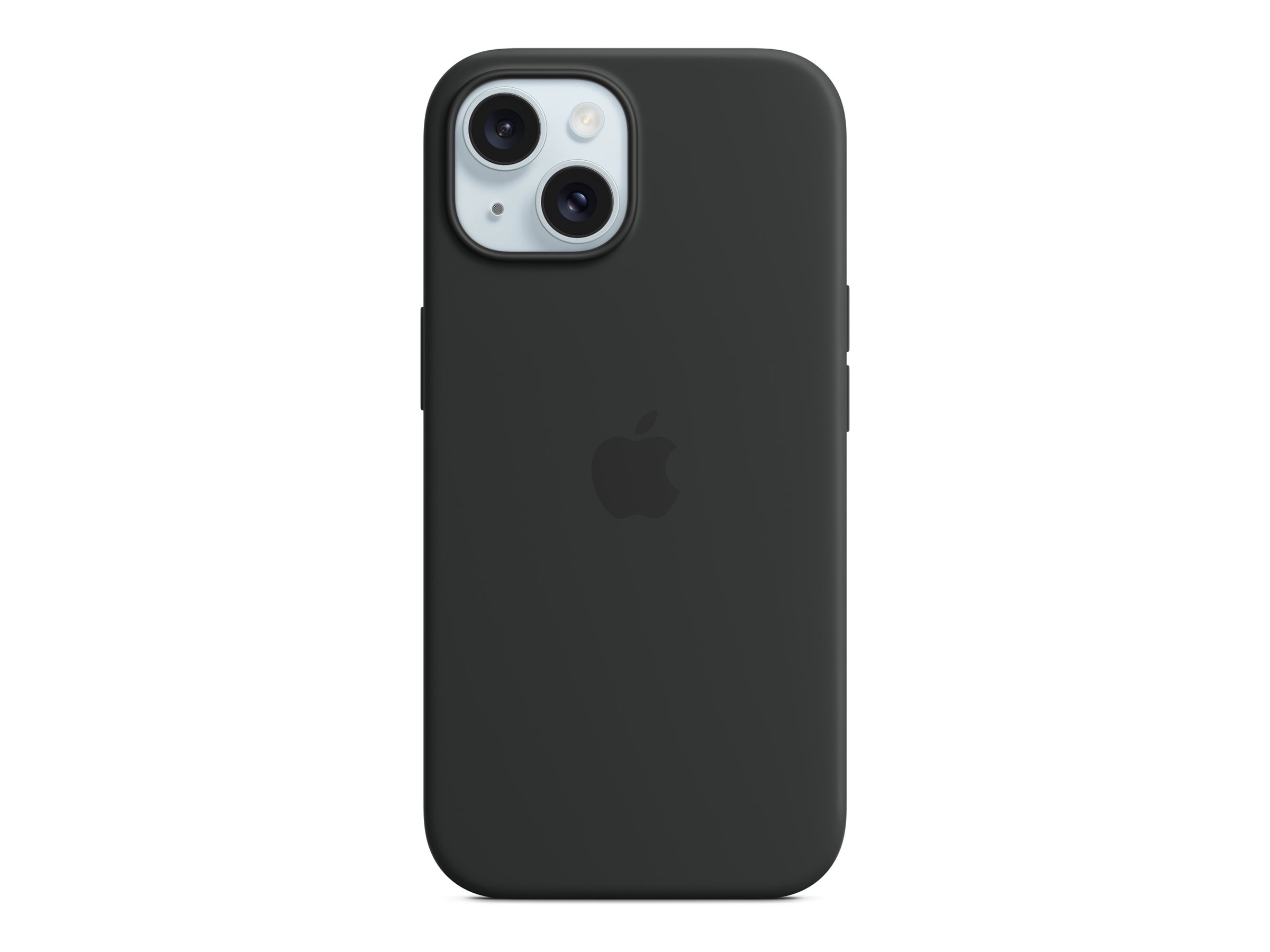 Apple - Coque de protection pour téléphone portable - compatibilité avec MagSafe - silicone - noir - pour iPhone 15 - MT0J3ZM/A - Coques et étuis pour téléphone portable