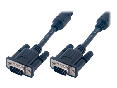 MCL Samar - Câble VGA - HD-15 (VGA) (M) pour HD-15 (VGA) (M) - 5 m - noir - MC340B/15P-5M - Câbles pour périphérique