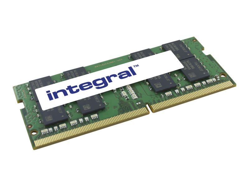 Integral - DDR4 - module - 16 Go - SO DIMM 260 broches - 2400 MHz / PC4-19200 - CL17 - 1.2 V - mémoire sans tampon - ECC - IN4V16GEDLRX - Mémoire pour ordinateur portable