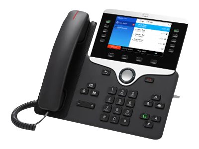 Cisco IP Phone 8851 - Téléphone VoIP - SIP, RTCP, RTP, SRTP, SDP - 5 lignes - Charbon - CP-8851-3PCC-K9= - Téléphones filaires