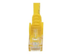 StarTech.com Câble réseau Cat6 UTP sans crochet - 50 cm Jaune - Cordon Ethernet RJ45 anti-accroc - Câble patch - Câble réseau - RJ-45 (M) pour RJ-45 (M) - 50 cm - UTP - CAT 6 - sans crochet, bloqué - jaune - N6PATC50CMYL - Câbles à paire torsadée