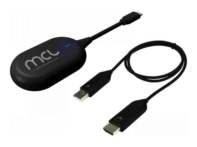 MCL Samar - Extension audio/vidéo sans fil - HDMI, USB-C - jusqu'à 50 m - VB3A99ALBU-C/HDMI - Prolongateurs de signal