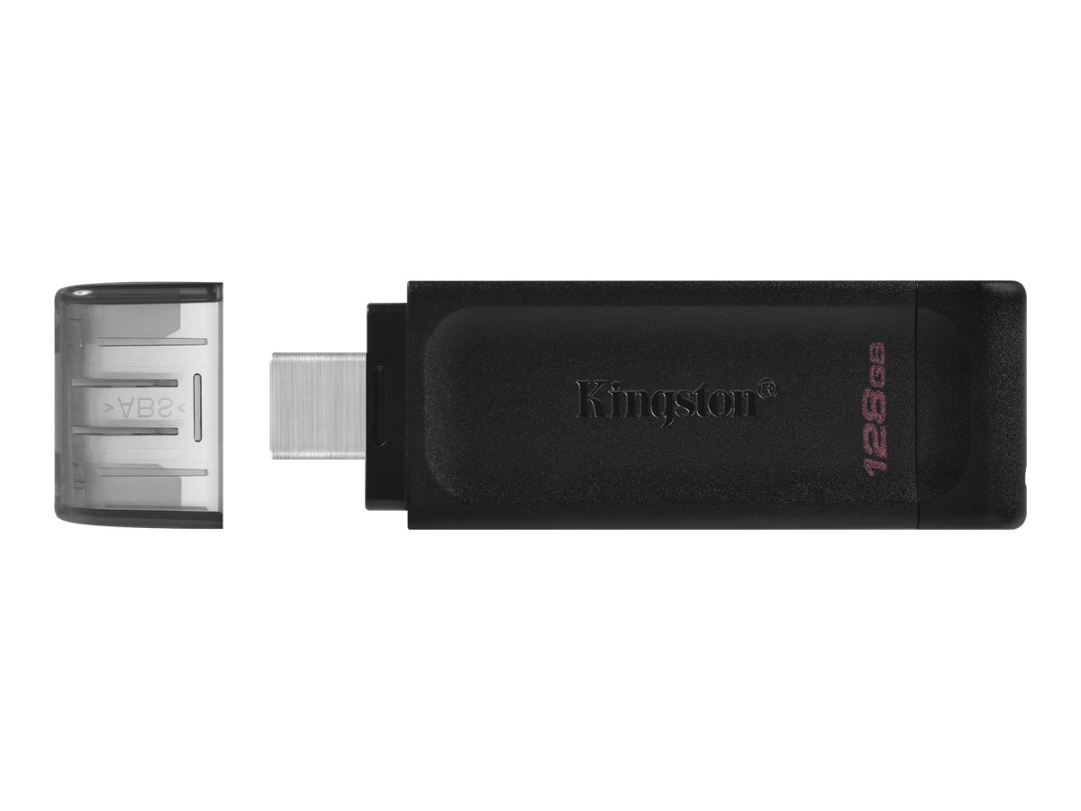 Kingston DataTraveler 70 - Clé USB - 128 Go - USB-C 3.2 Gen 1 - DT70/128GB - Lecteurs flash