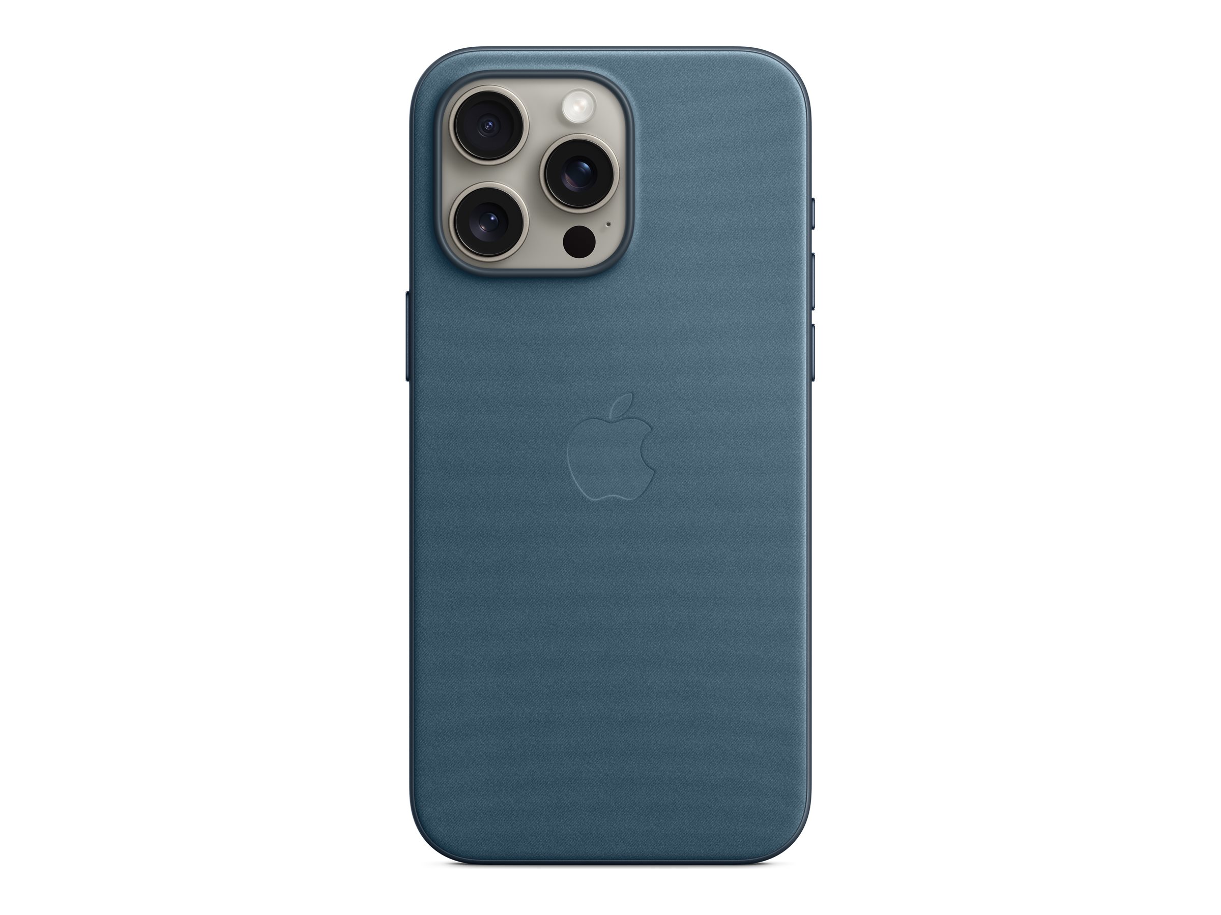 Apple - Coque de protection pour téléphone portable - compatibilité avec MagSafe - tissu fin - bleu Pacifique - pour iPhone 15 Pro Max - MT4Y3ZM/A - Coques et étuis pour téléphone portable