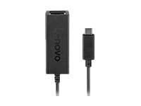 Lenovo USB-C to Ethernet Adapter - Adaptateur réseau - USB-C - Gigabit Ethernet x 1 - noir - 4X90S91831 - Cartes réseau USB