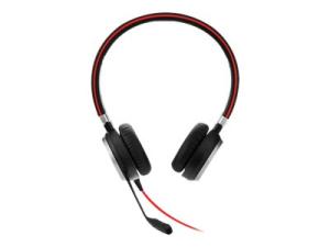 Jabra Evolve 40 MS stereo - Micro-casque - sur-oreille - filaire - USB, jack 3,5mm - Certifié pour Skype for Business - 6399-823-109 - Écouteurs