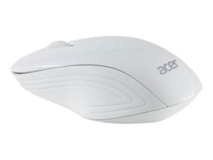 Acer - Souris - optique - 6 boutons - sans fil - 2.4 GHz - récepteur sans fil USB - blanc lunaire - pour Aspire 3; Aspire C 22; ConceptD 3 Pro; Extensa 15; Nitro 5; Predator Helios 300; Swift 3 - NP.MCE1A.007 - Souris