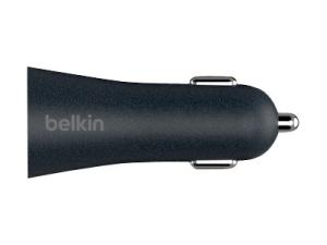 Belkin BOOST CHARGE Car Charger - Adaptateur d'alimentation pour voiture - 27 Watt - QC 4+ (24 pin USB-C) - sur le câble : USB-C - noir - F7U076BT04-BLK - Batteries et adaptateurs d'alimentation pour téléphone cellulaire