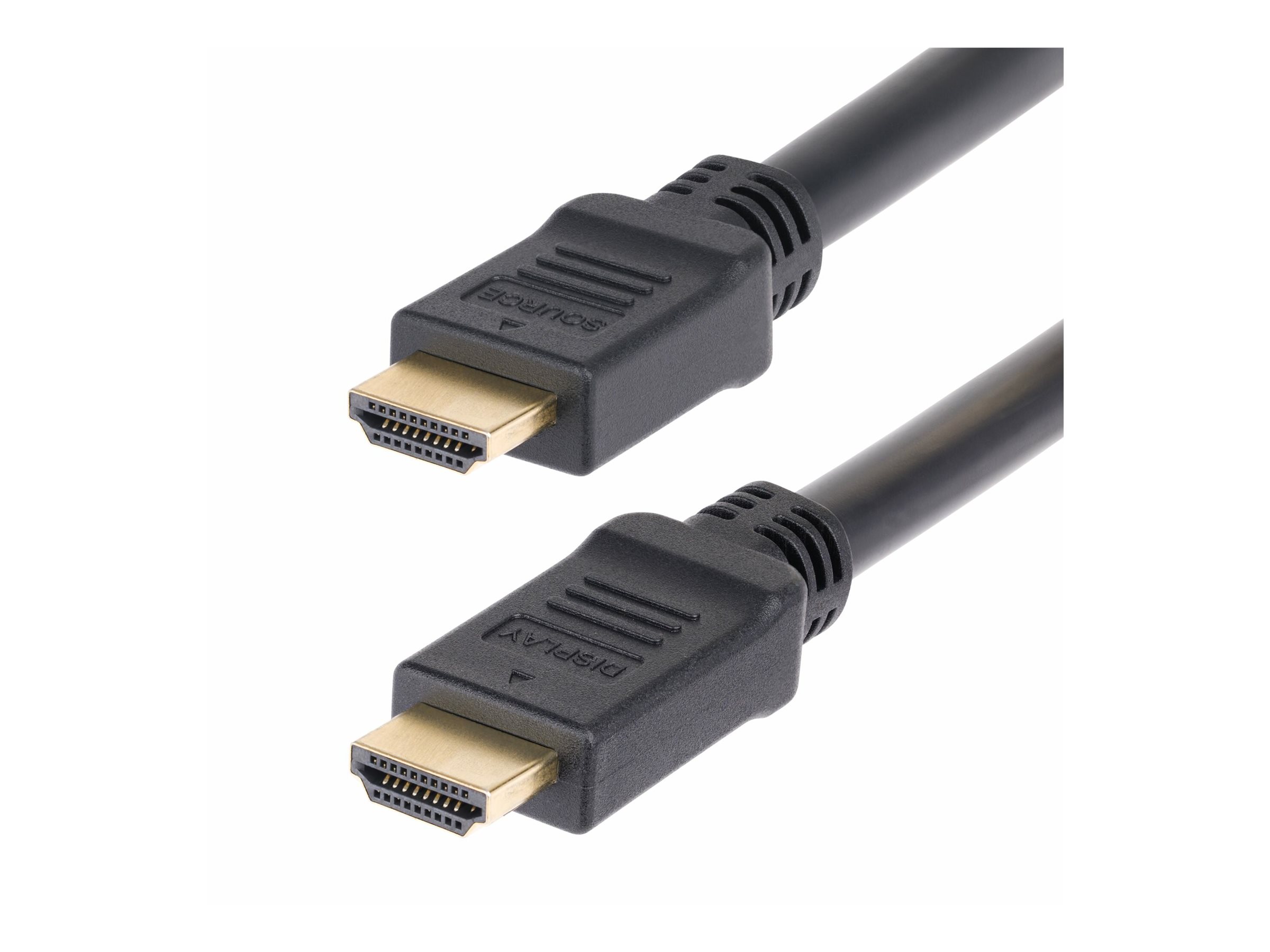 StarTech.com 10m Active HDMI 2.0 Cable, CMP, Plenum Rated, 4K 60Hz - High Speed - câble HDMI - HDMI mâle pour HDMI mâle - 10 m - blindé - noir - actif, Unidirectionnel, support pour 4K60Hz, prise en charge de HDR10 - HD2AP-10M-HDMI-CABLE - Accessoires pour systèmes audio domestiques