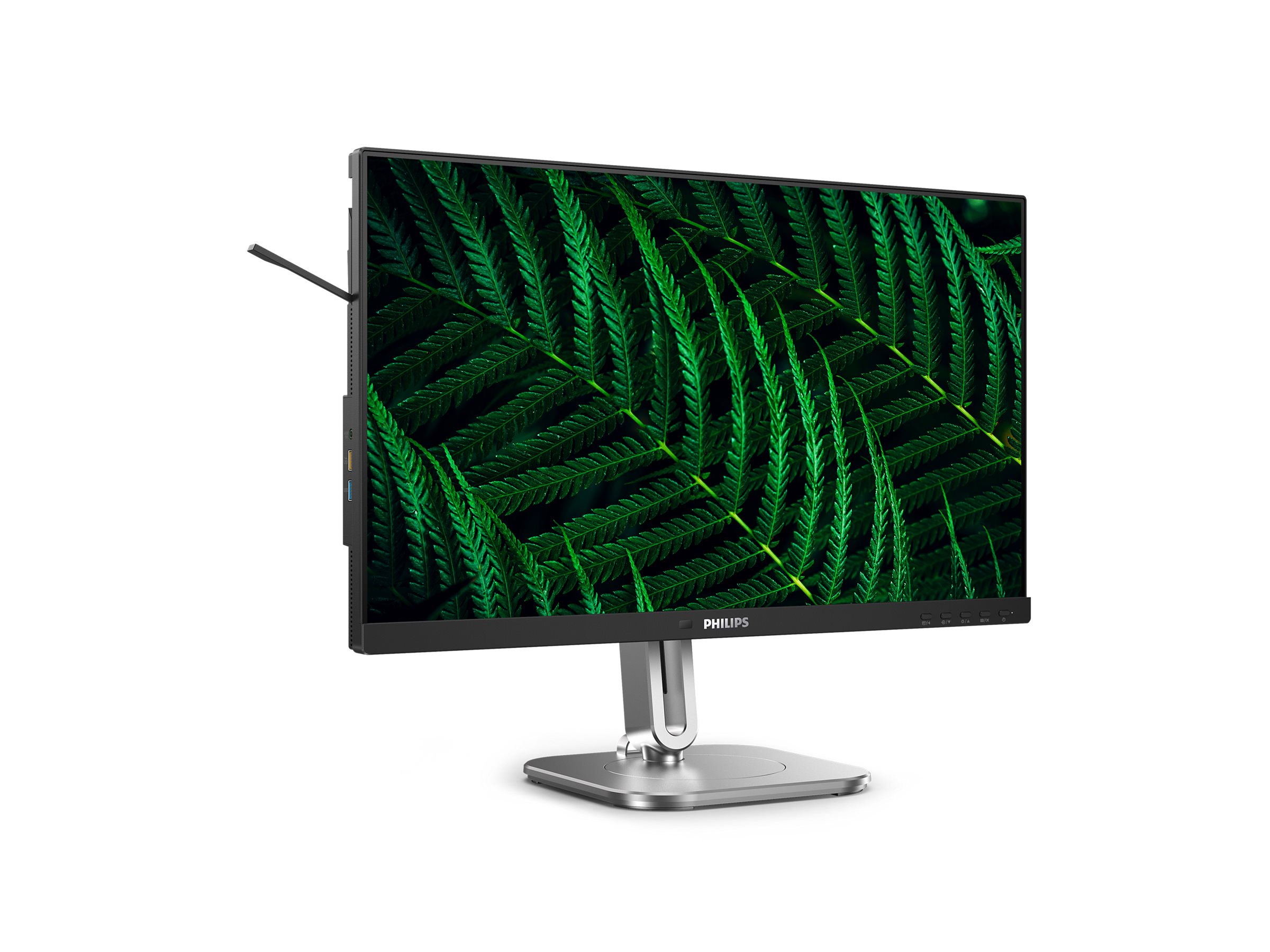 Philips 24B2G5200 - Écran LED - 24" (23.8" visualisable) - 1920 x 1080 Full HD (1080p) @ 100 Hz - IPS - 1500:1 - HDMI, VGA, DisplayPort - haut-parleurs - Charbon - 24B2G5200/00 - Écrans d'ordinateur