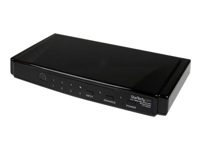 StarTech.com Switch HDMI haute vitesse automatique à 4 ports avec télécommande - Commutateur HDMI 4 ports - Commutateur vidéo/audio - 4 x HDMI - de bureau - pour P/N: SVA5M3NEUA - VS410HDMIE - Commutateurs audio et vidéo