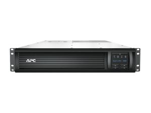 APC Smart-UPS 3000VA LCD RM - Onduleur (rack-montable) - CA 230 V - 2700 Watt - 3000 VA - Ethernet, RS-232, USB - connecteurs de sortie : 9 - 2U - noir - avec APC UPS Network Management Card - pour P/N: AR3105W, AR3140G, AR3155W, AR3305W, AR3340G, AR3355W, AR4038IX432, NBWL0356A - SMT3000RMI2UNC - UPS montables sur rack