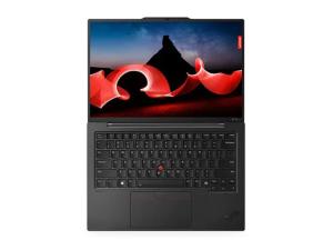 Lenovo ThinkPad X1 Carbon Gen 12 21KC - Conception de charnière à 180 degrés - Intel Core Ultra 7 - 155U / jusqu'à 4.8 GHz - Evo - Win 11 Pro - Intel Graphics - 32 Go RAM - 1 To SSD TCG Opal Encryption 2, NVMe, Performance - 14" OLED écran tactile 2880 x 1800 (2.8K) @ 120 Hz - Wi-Fi 6E, Bluetooth - mise à niveau possible 4G/5G - peinture noire - clavier : Français - avec 3 ans de support Lenovo Premier - 21KC006GFR - Ordinateurs portables